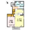 メルベーユ東中野 Ⅱの間取り画像