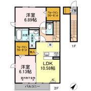 LAVITA（ﾗﾋﾞｰﾀ）の間取り画像