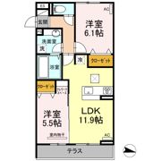 メゾン・ド・キャトルⅦの間取り画像