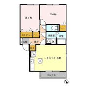 グリーンヒルズ三国が丘Ⅱ A棟の間取り画像