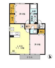 トマトヒルズ B棟の間取り画像