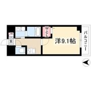 アルカンシェル名駅の間取り画像