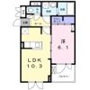 ヴァレンティア若江本町の間取り画像