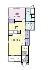 フラット・ハイム Dの間取り画像