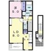 ミルネハイツB＆Wの間取り画像