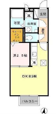 セントラルコートの間取り画像