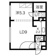 M-STAGE北9条の間取り画像