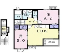コージーコート Aの間取り画像