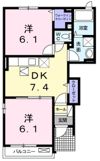 ライフ ライズBの間取り画像