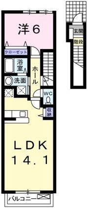 バ－ミィ・アンジュの間取り画像