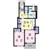 シェ モア Ⅰの間取り画像