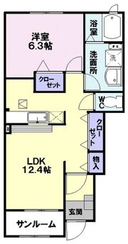 グラース アンジュの間取り画像