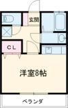 栄光マンションの間取り画像