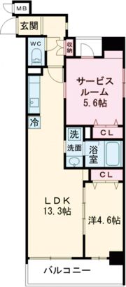 フェリーチェ ヴィータの間取り画像