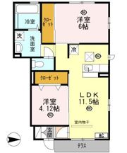 サニーコート西九条の間取り画像
