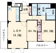 ラ・プリュスの間取り画像
