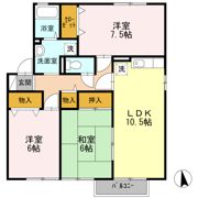 グリーンコーポ A棟の間取り画像