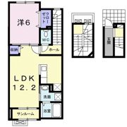 メゾン・メルヴェーユⅥの間取り画像