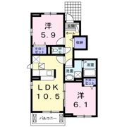 ラ ヴェール フォレットの間取り画像