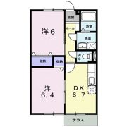 なかよしハイツ 2の間取り画像