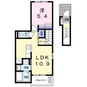 ポルタコスタⅡ Aの間取り画像