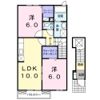 アクティ北鴨Ⅲの間取り画像