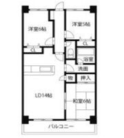 グランディール矢三Cの間取り画像