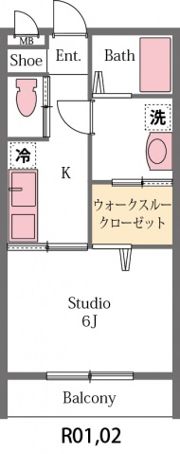 グローレジッドの間取り画像