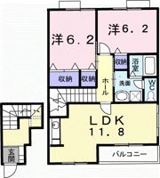 メゾニティー Bの間取り画像