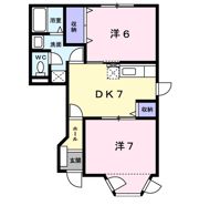 コーポ銀月Ⅱの間取り画像