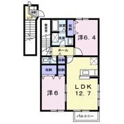 ハイランドさぬき Aの間取り画像