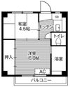 ビレッジハウス岩沼1号棟の間取り画像