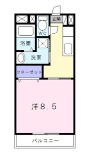 茶花の間取り画像