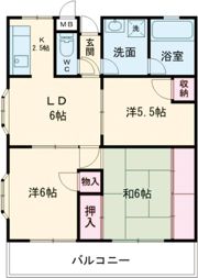 エクセレンス星田の間取り画像