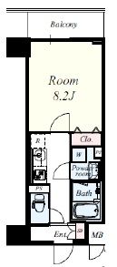 ボンニー元町の間取り画像