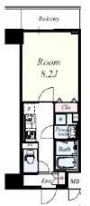 ボンニー元町の間取り画像