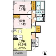 ヴィラ レガーロ Aの間取り画像