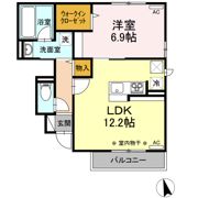 ヴィラ レガーロ Bの間取り画像