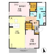プリスカーサの間取り画像