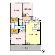 シャン・ド・フルール鞍月の間取り画像