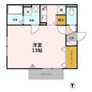 セレッサ花堂 Bの間取り画像