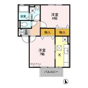 セジュール･ソシア A/Bの間取り画像