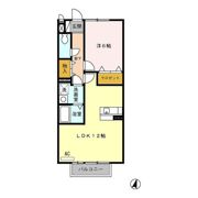 セジュール松葉の間取り画像