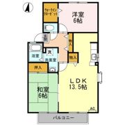 ビューテラス香久山 A棟の間取り画像