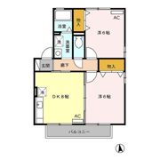アムール財木屋 Bの間取り画像