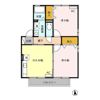 アムール財木屋 Bの間取り画像