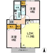 ボナール Ⅰ棟の間取り画像