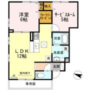 プランドール東原Ⅱの間取り画像