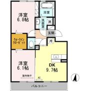 イーストハイムの間取り画像