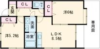 ムーンパディ船越の間取り画像